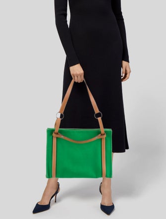 Hermès Toile Cabalicol Bag
