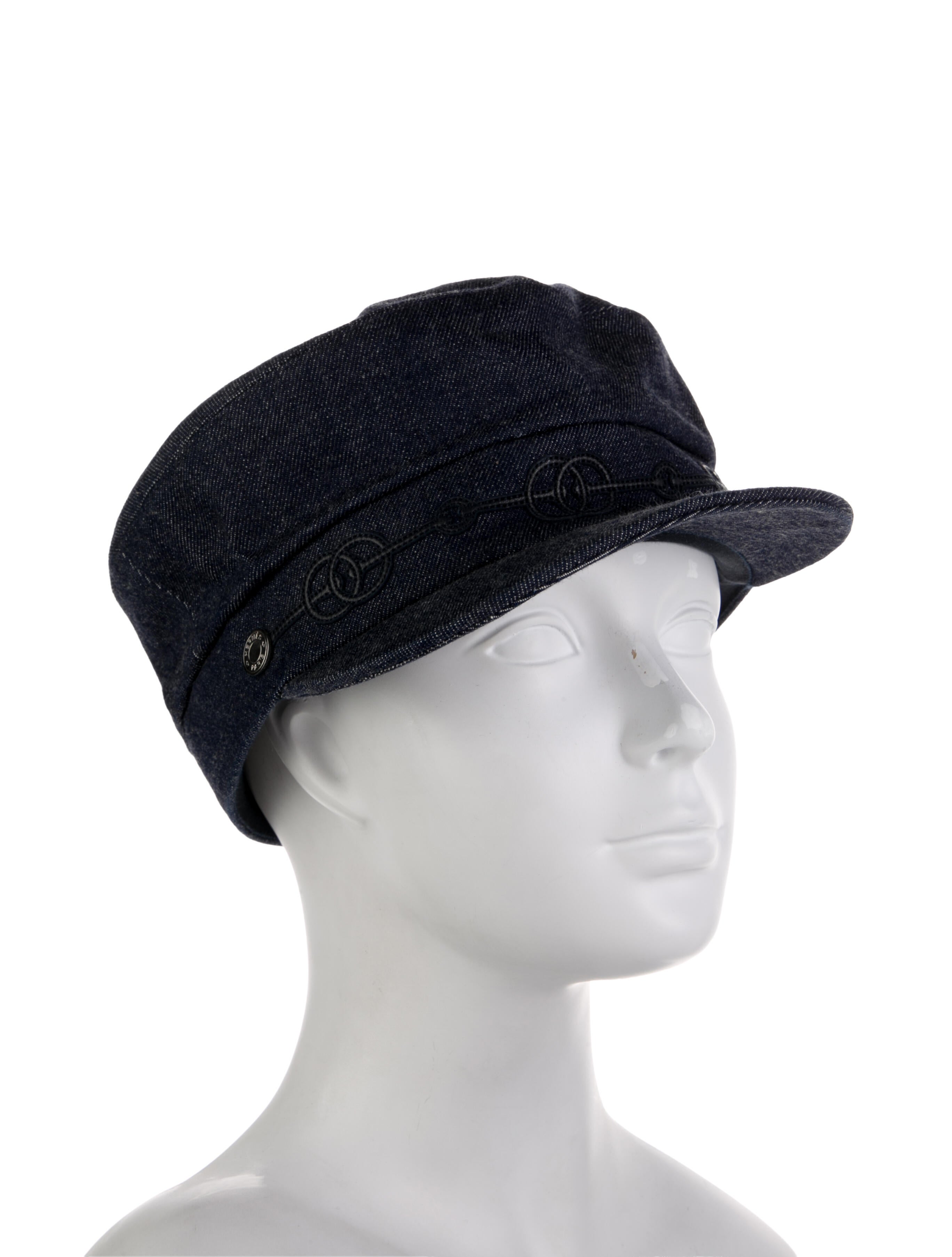 Hermès Denim Cabourg Cliquetis Newsboy Cap