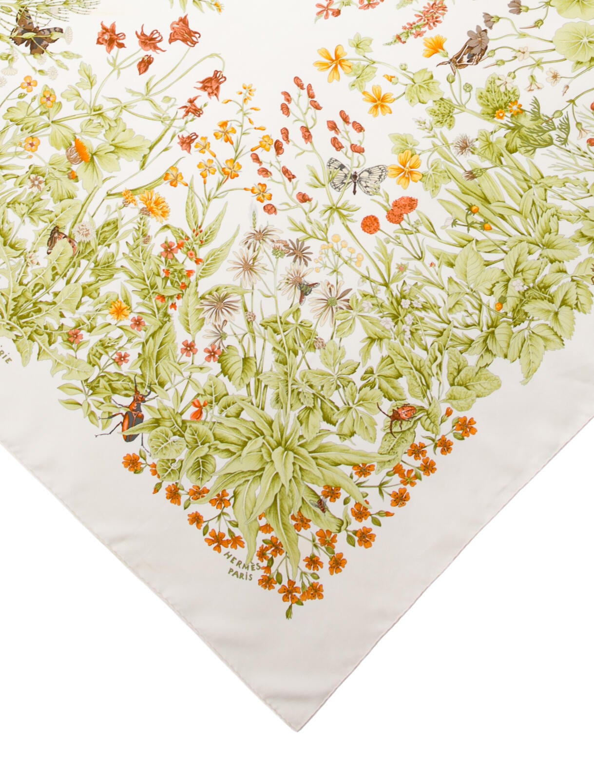 Hermès La Prairie Silk Scarf