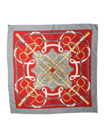 Hermès Eperon D'Or Silk Scarf