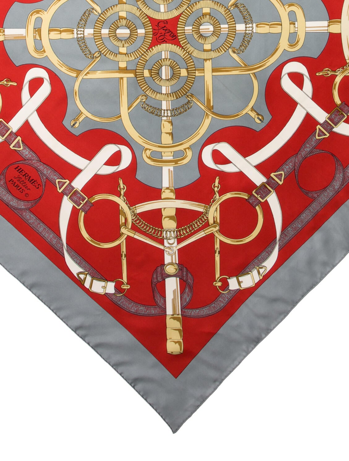 Hermès Eperon D'Or Silk Scarf