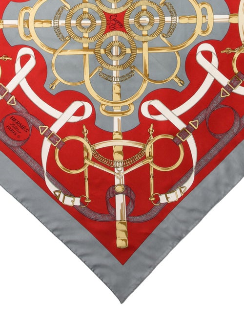 Hermès Eperon D'Or Silk Scarf