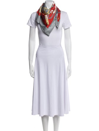 Hermès Eperon D'Or Silk Scarf