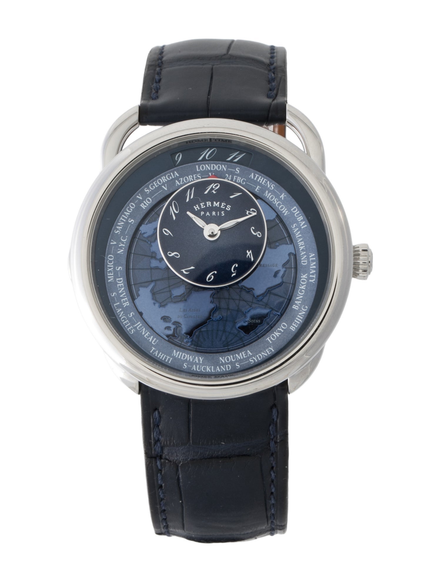 Hermès Arceau Le Temps Voyageur Watch