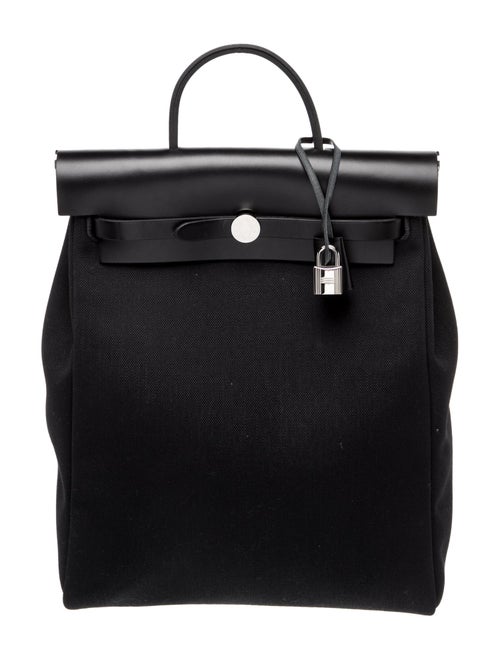 Hermès Toile & Vache Hunter Herbag a Dos Zip Backpack