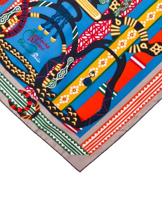 Hermès Fantaisie d' Etriers Silk Scarf