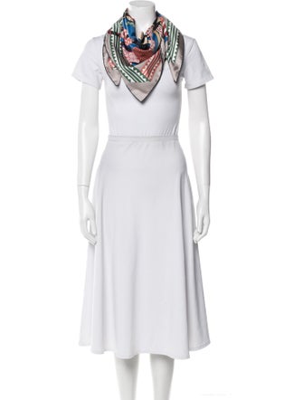 Hermès Fantaisie d' Etriers Silk Scarf