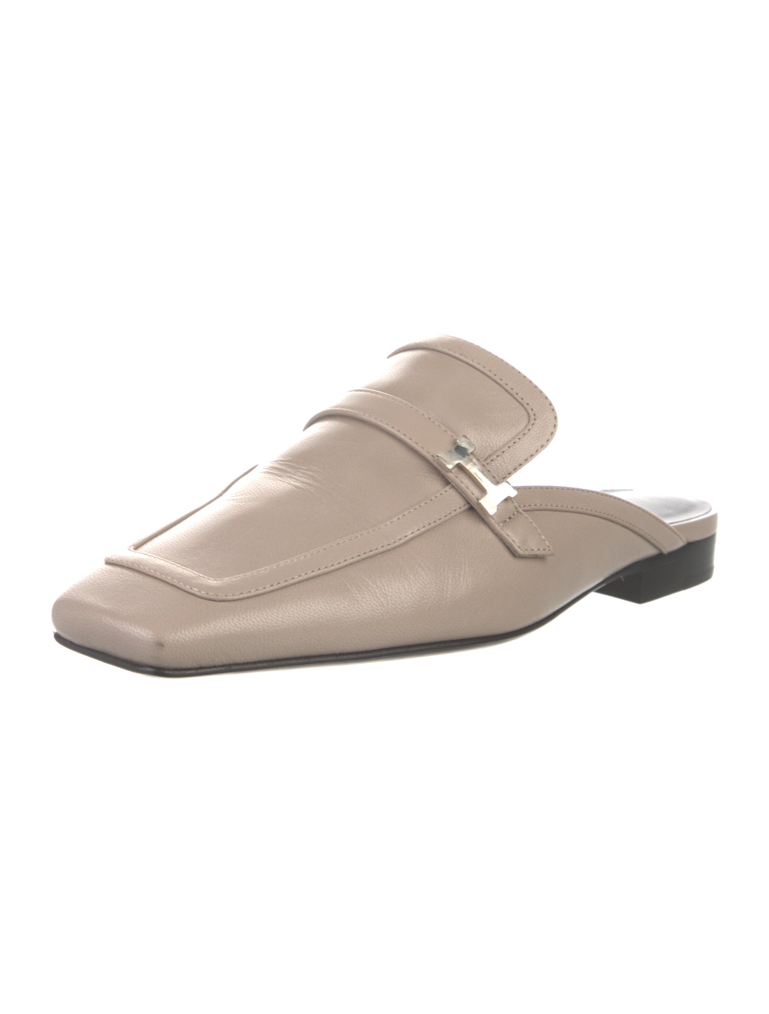 Hermès Groupie Leather Mules