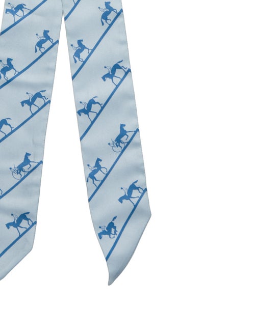 Hermès Le Allure Silk Twilly Scarf