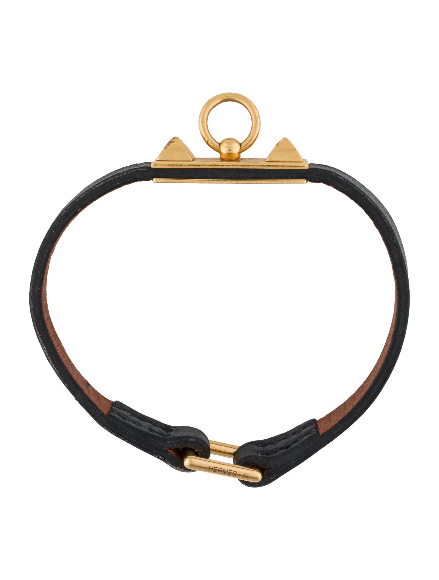 Hermès Rivale Mini Leather Bracelet