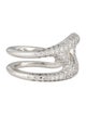 Hermès 18K 1.16ctw Diamond Chaine d'Ancre Punk Ring