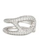 Hermès 18K 1.16ctw Diamond Chaine d'Ancre Punk Ring