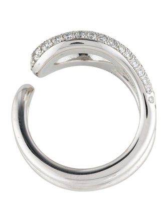Hermès 18K 1.16ctw Diamond Chaine d'Ancre Punk Ring