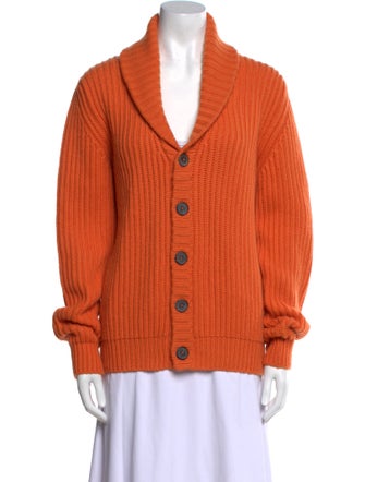 Hermès Cashmere Collar Cardigan