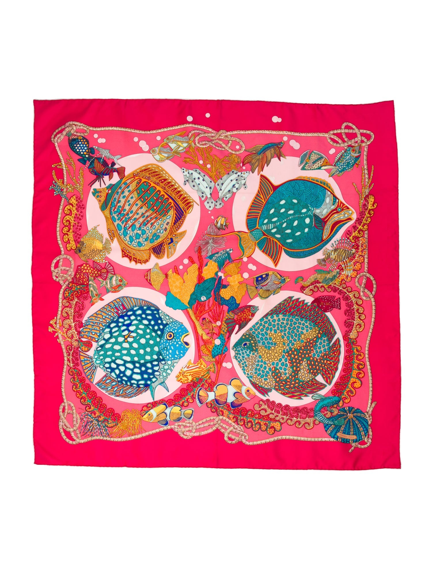 Hermès Grands Fonds Silk Scarf
