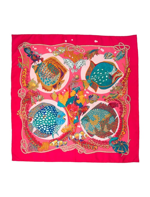 Hermès Grands Fonds Silk Scarf
