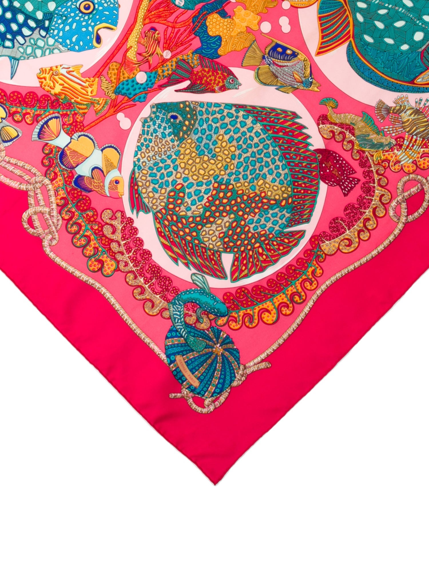 Hermès Grands Fonds Silk Scarf