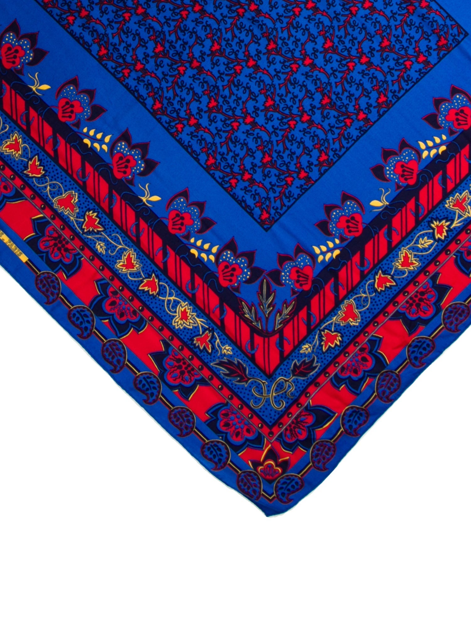 Hermès Treille et Muscade Cashmere Scarf