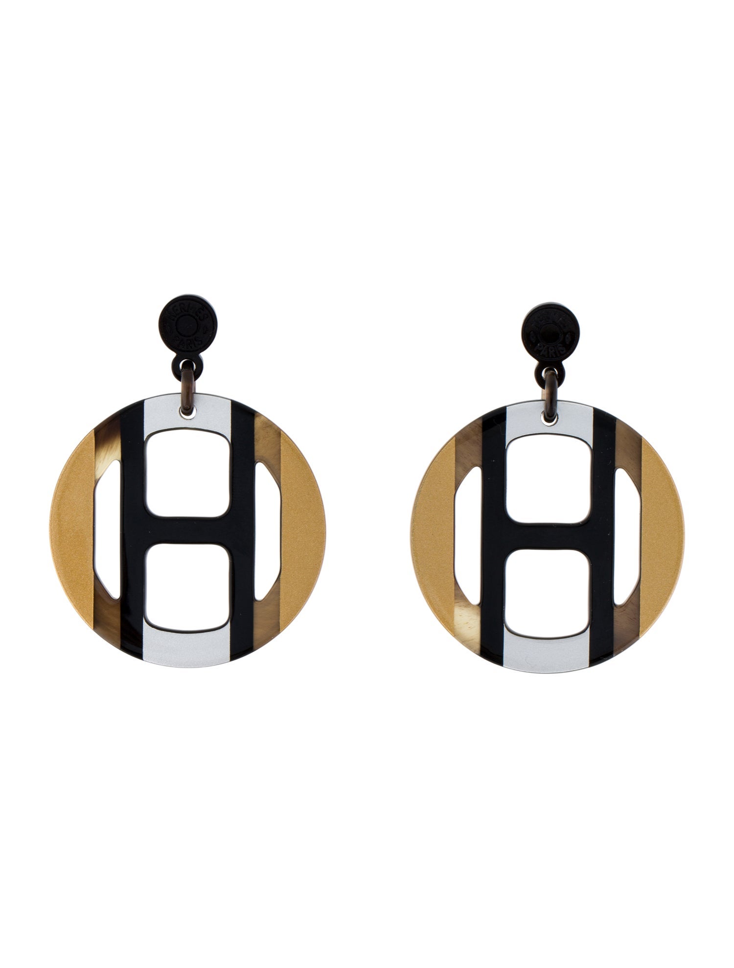 Hermès H Equipe Earrings
