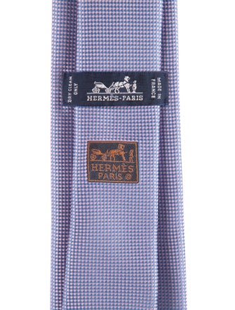 Hermès Saint-Honore Patterned Tie