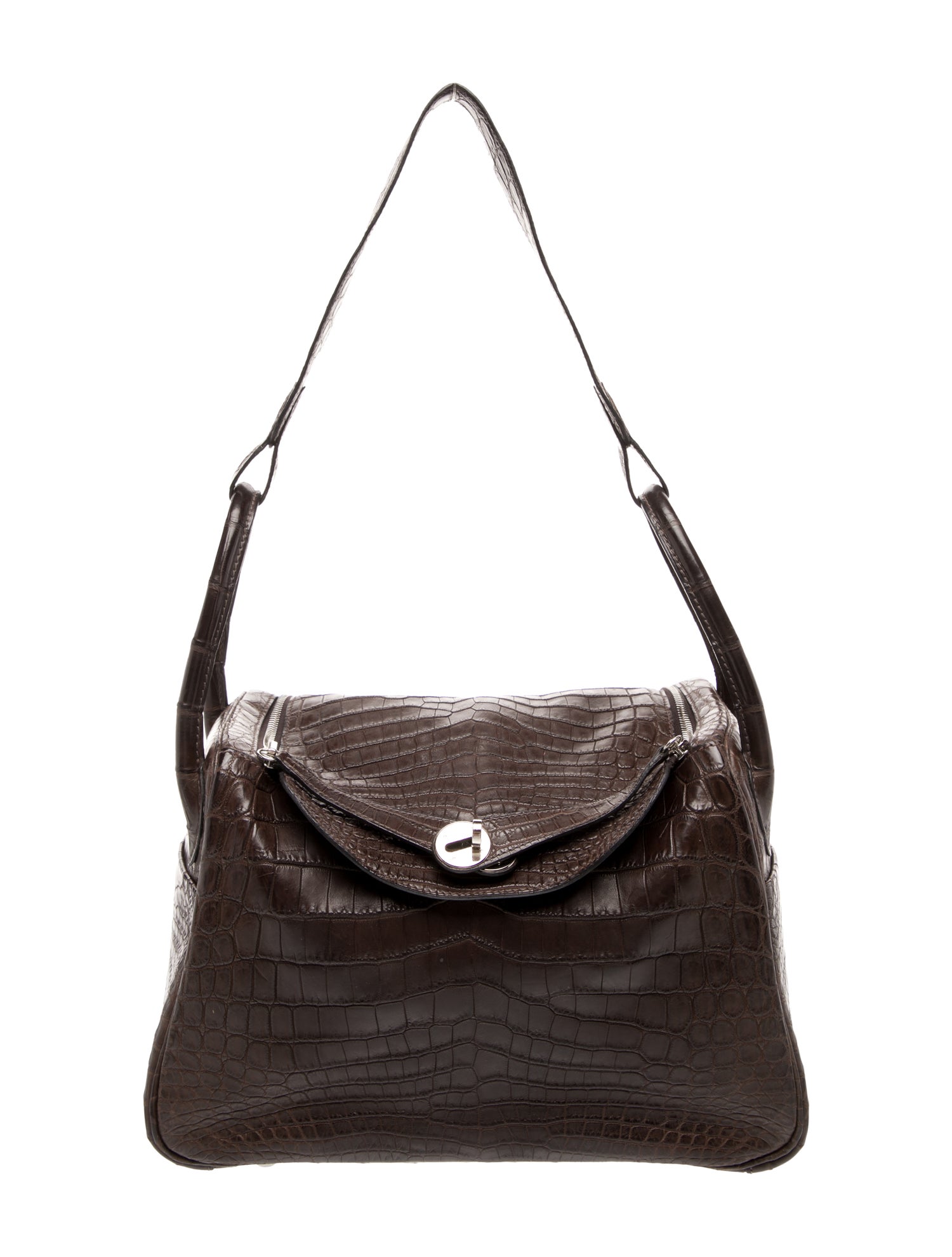 Hermès Matte Niloticus Crocodile Lindy 30