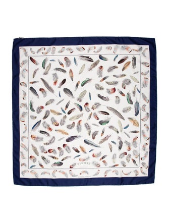 Hermès Plumes Silk Scarf