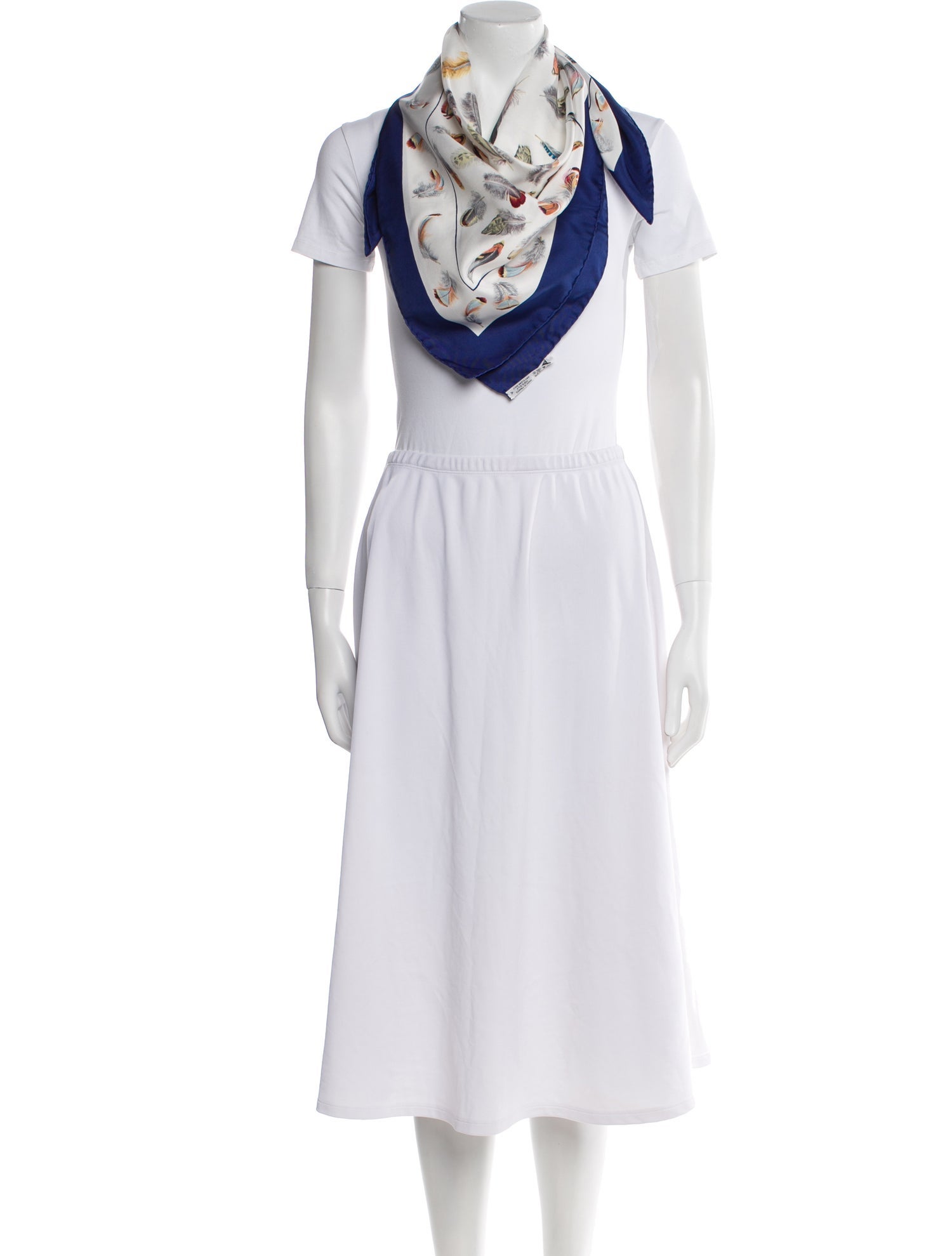 Hermès Plumes Silk Scarf