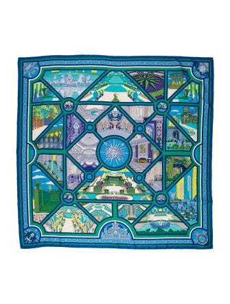 Hermès Flânerie à Versailles Silk Scarf