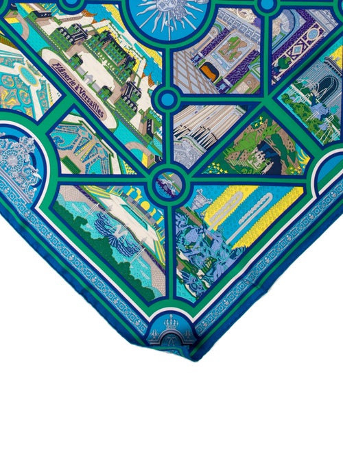 Hermès Flânerie à Versailles Silk Scarf