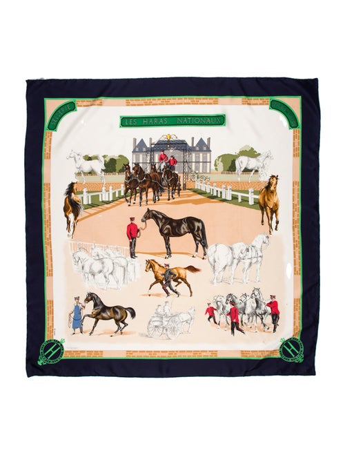 Hermès Les Haras Nationaux Silk Scarf Silk Scarf