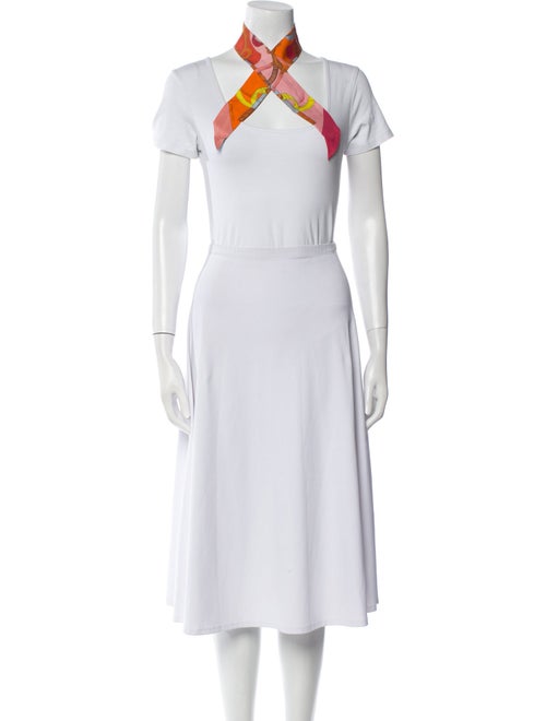 Hermès Eperon D'Or Silk Twilly Scarf