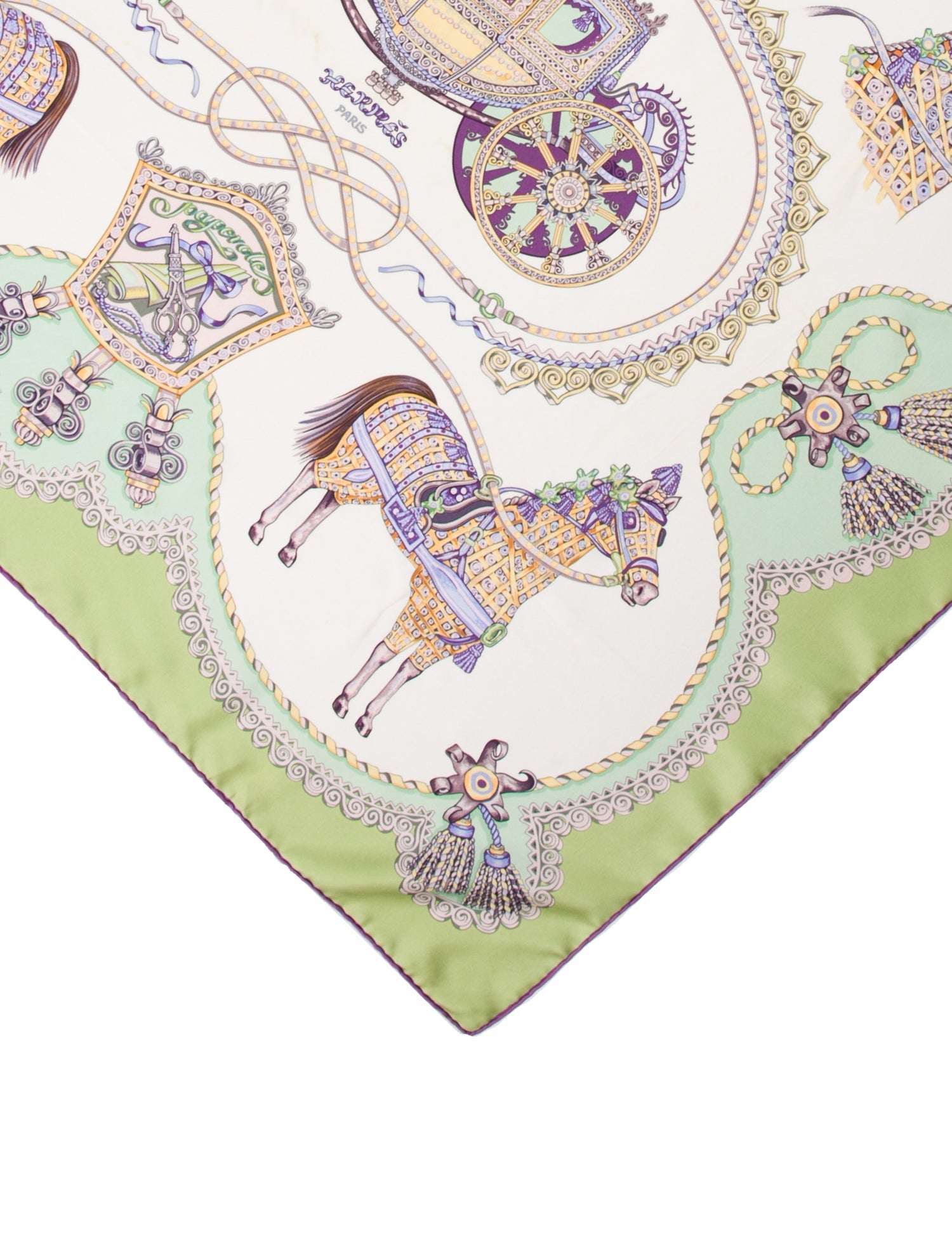 Hermès Paperoles Silk Scarf