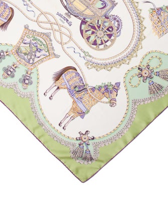 Hermès Paperoles Silk Scarf