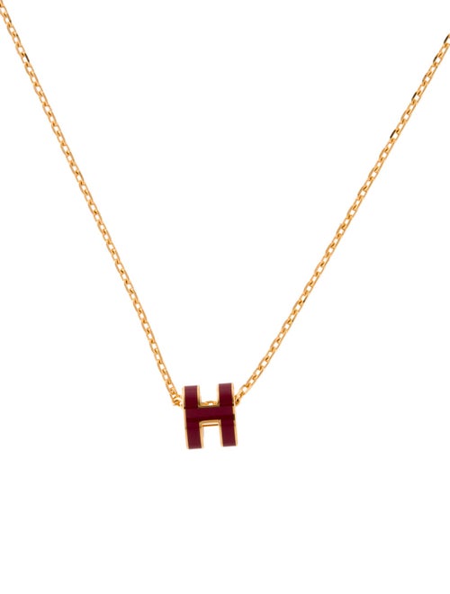 Hermès Mini Pop H Pendant Necklace