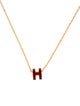 Hermès Mini Pop H Pendant Necklace