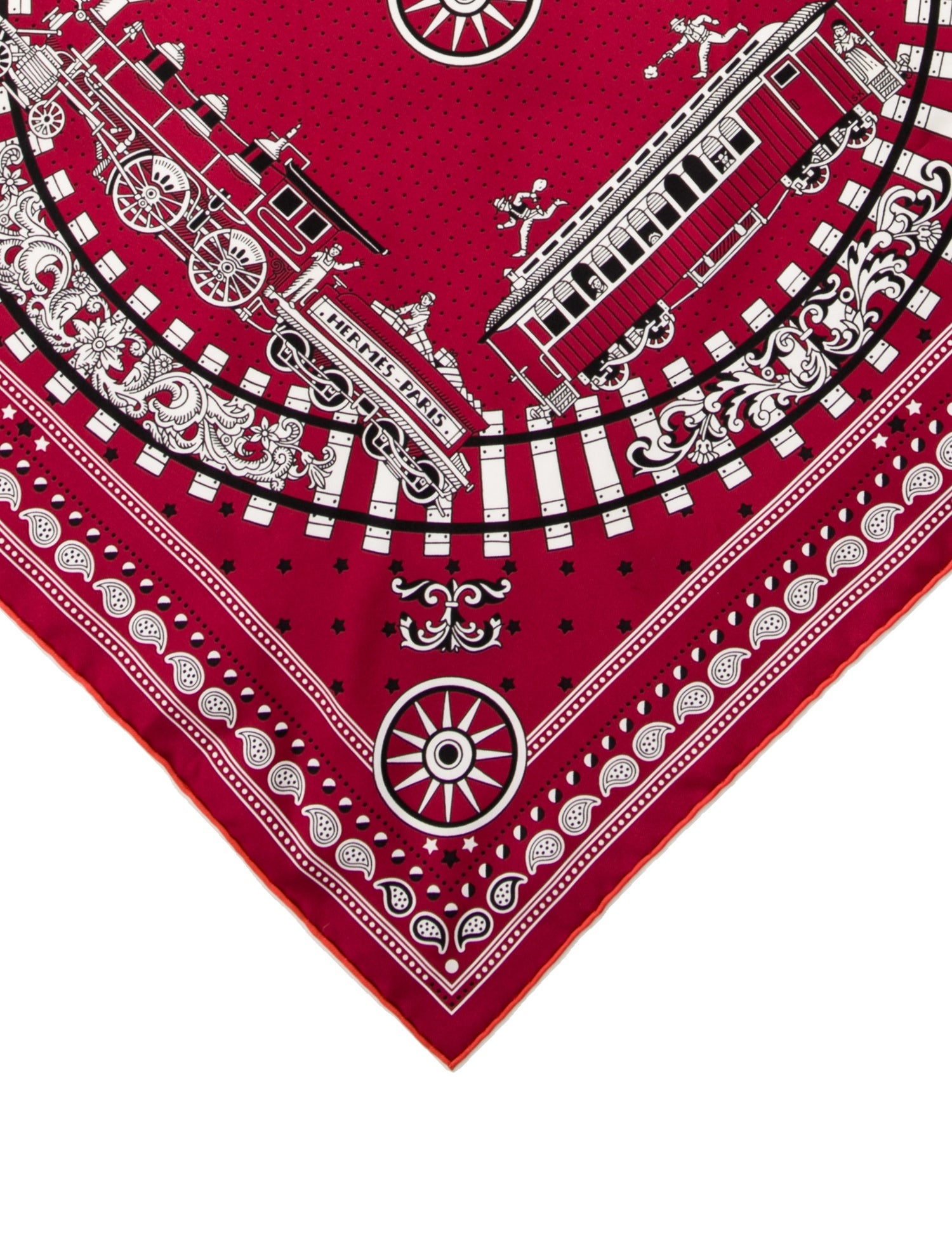 Hermès All Aboard! Bandana Silk Scarf