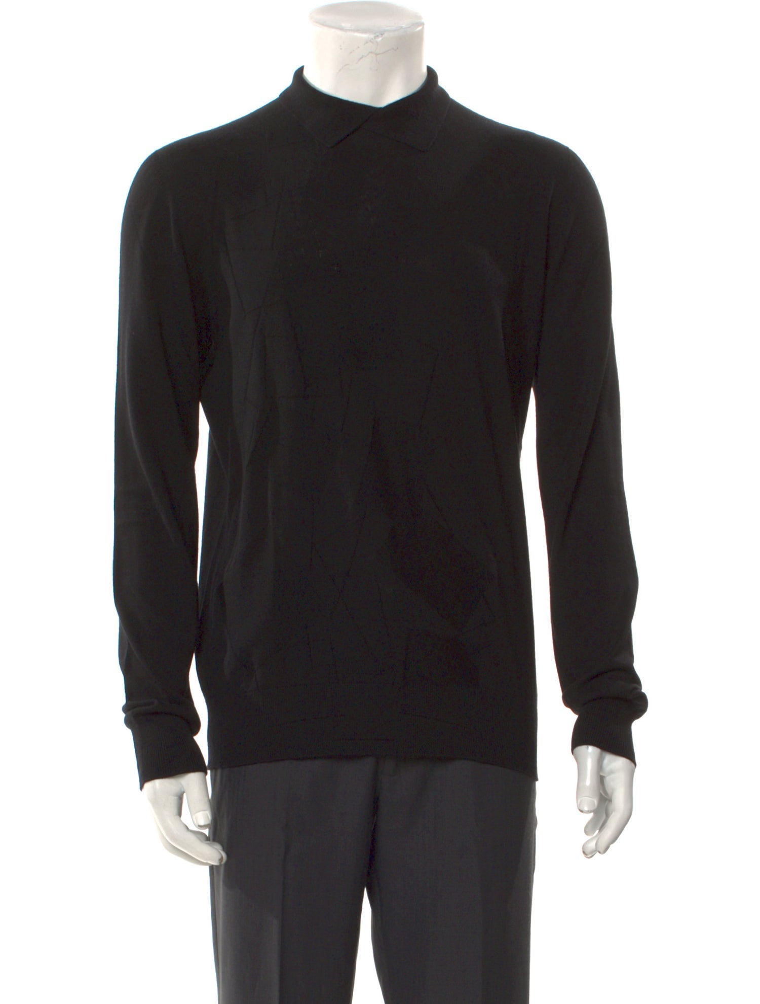 Hermès Wool Mock Neck Polo Sweater