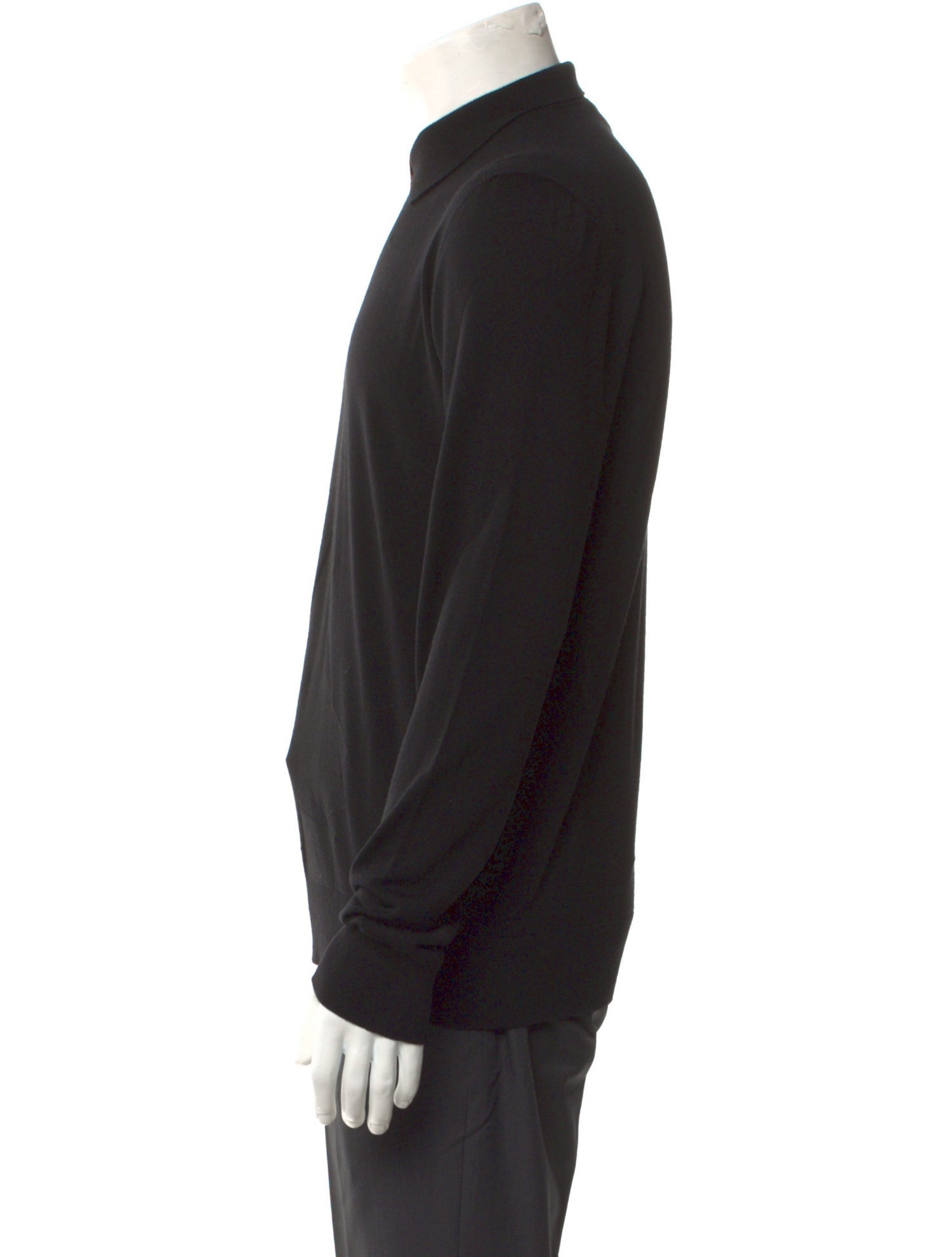 Hermès Wool Mock Neck Polo Sweater