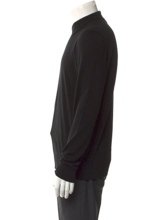 Hermès Wool Mock Neck Polo Sweater