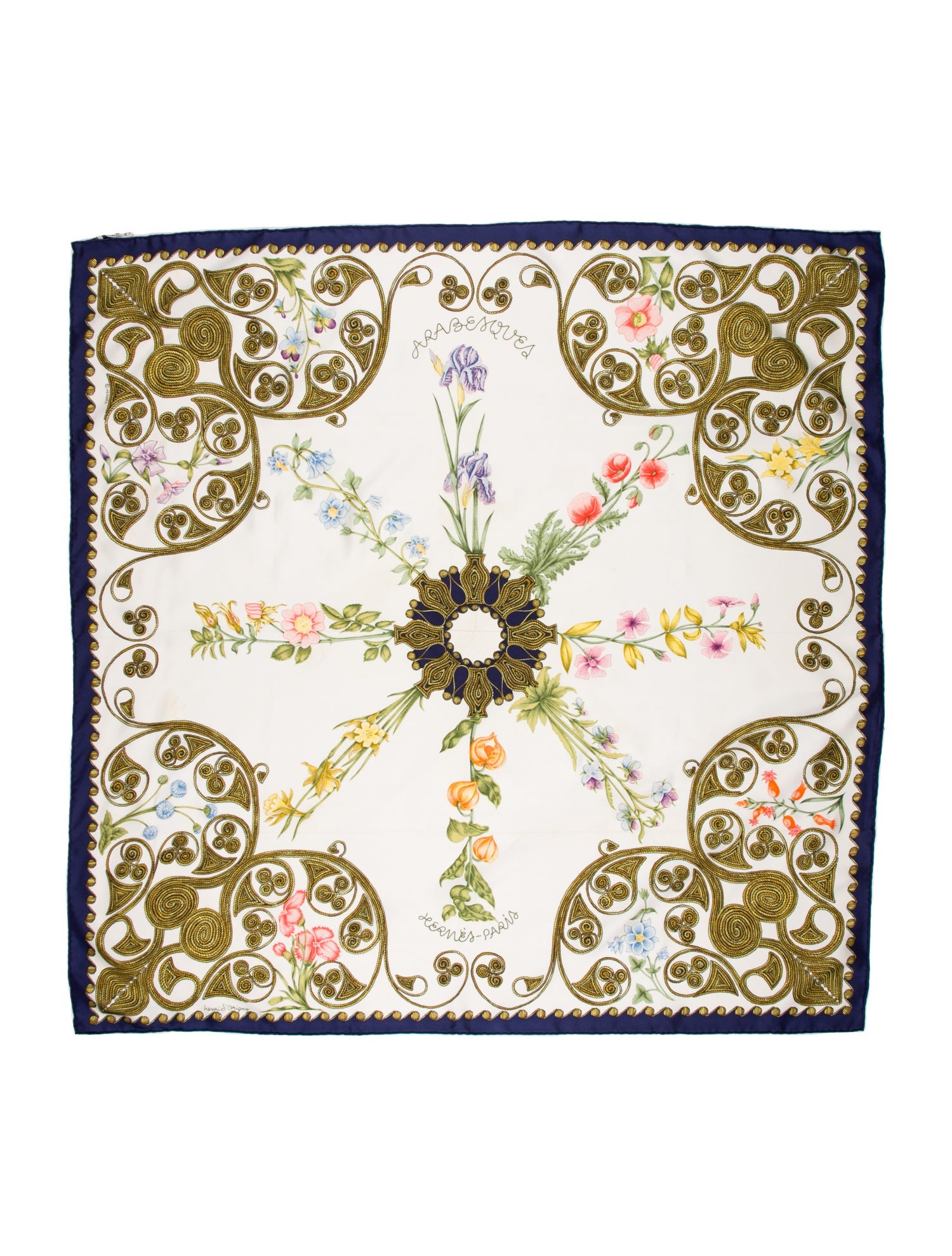 Hermès Arabesques Silk Scarf