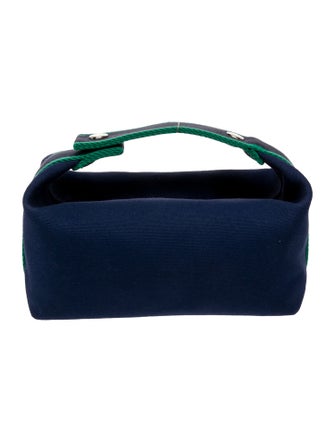 Hermès 2023 Small Toile Bride-A-Brac Case