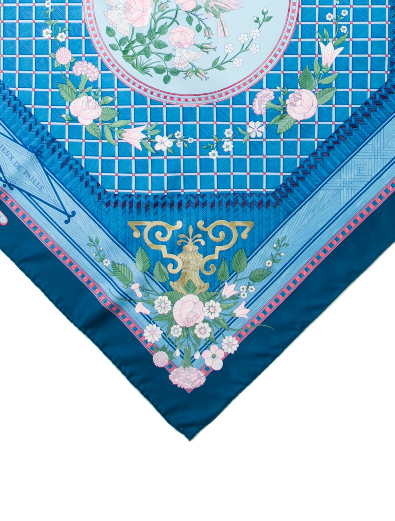 Hermès Jeux de Paille Silk Scarf