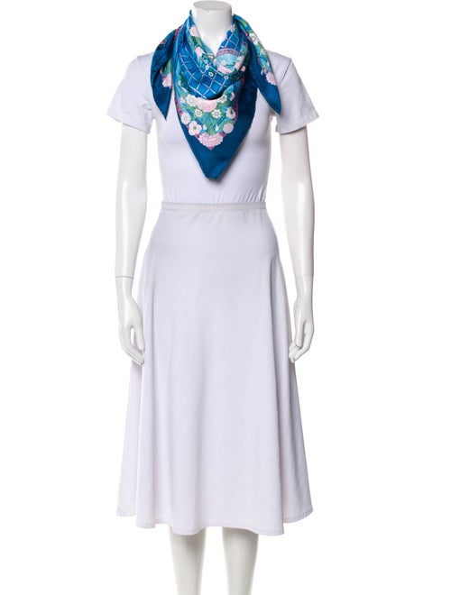 Hermès Jeux de Paille Silk Scarf