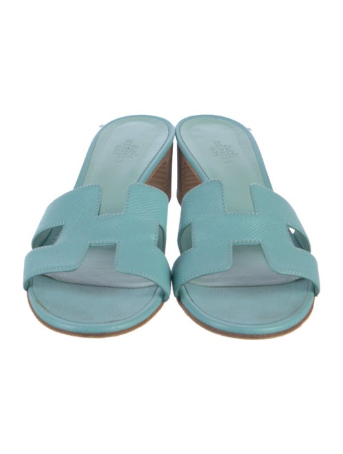 Hermès Oasis Leather Slides