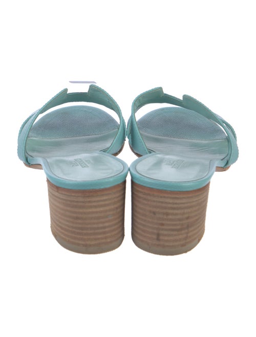 Hermès Oasis Leather Slides