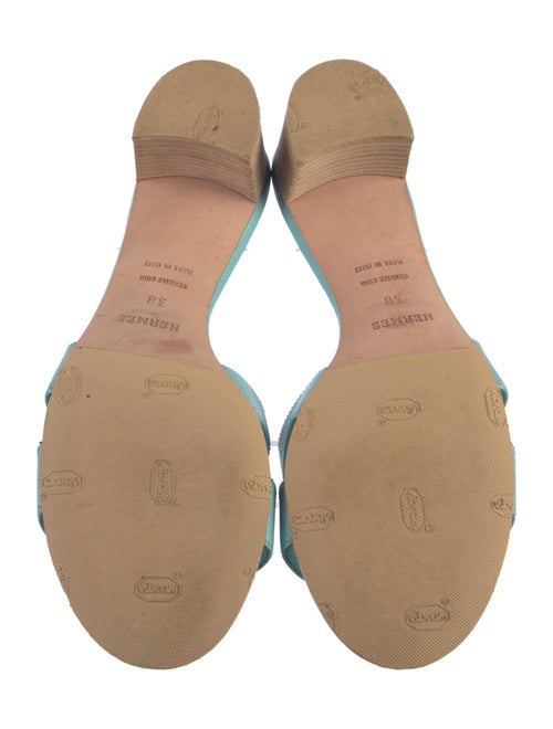 Hermès Oasis Leather Slides