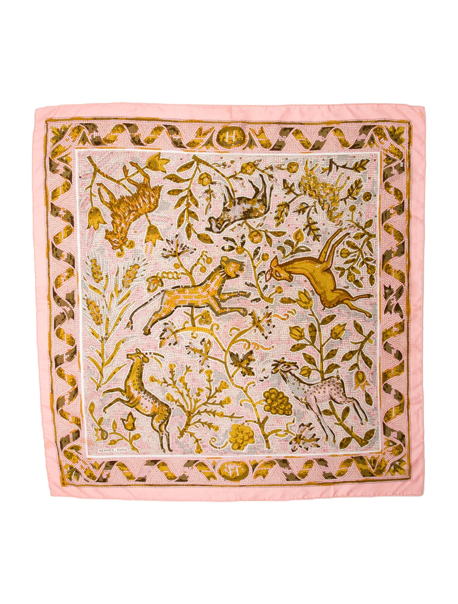 Hermès Pavement Silk Scarf
