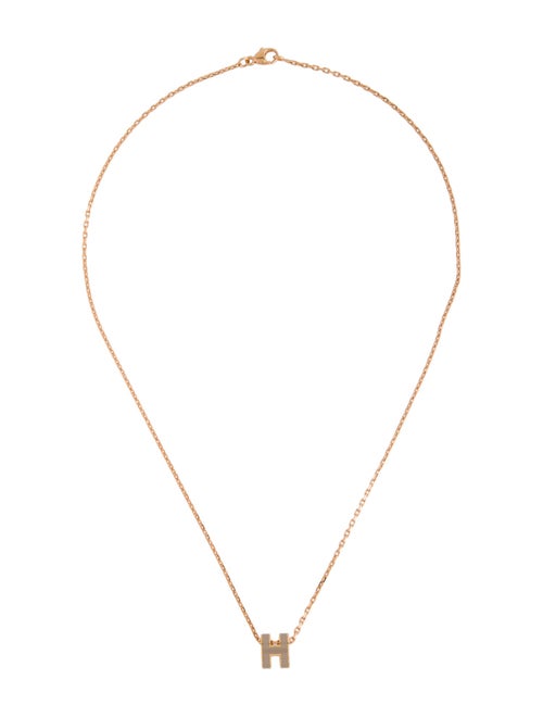 Hermès Mini Pop H Pendant Necklace