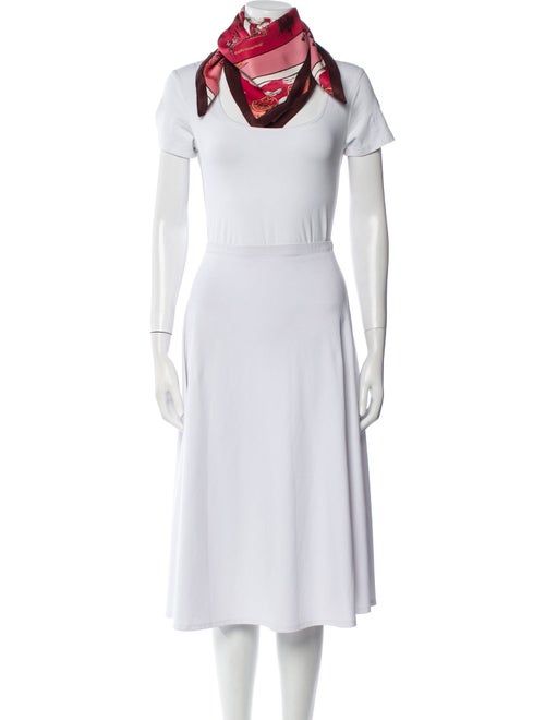 Hermès Jeu des Omnibus et des Dames Blanches Silk Scarf