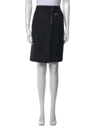 Hermès Virgin Wool Knee-Length Skirt